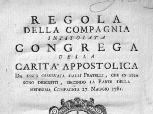 La prima Regola